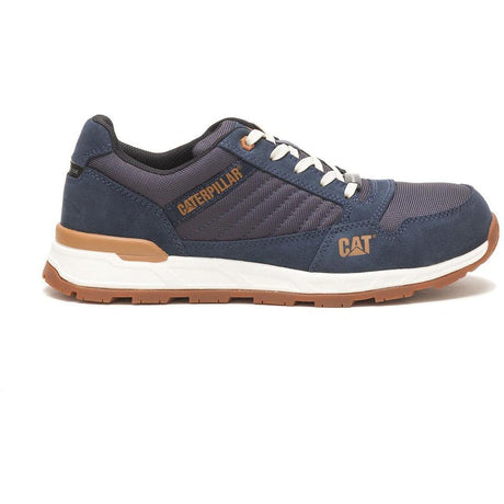Caterpillar Venward Composite-Toe Work Shoe Navy Profile View