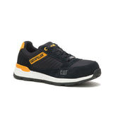 Caterpillar Venward Women’s Composite-Toe Work Shoe Black/Yellow P91605 Medial Image