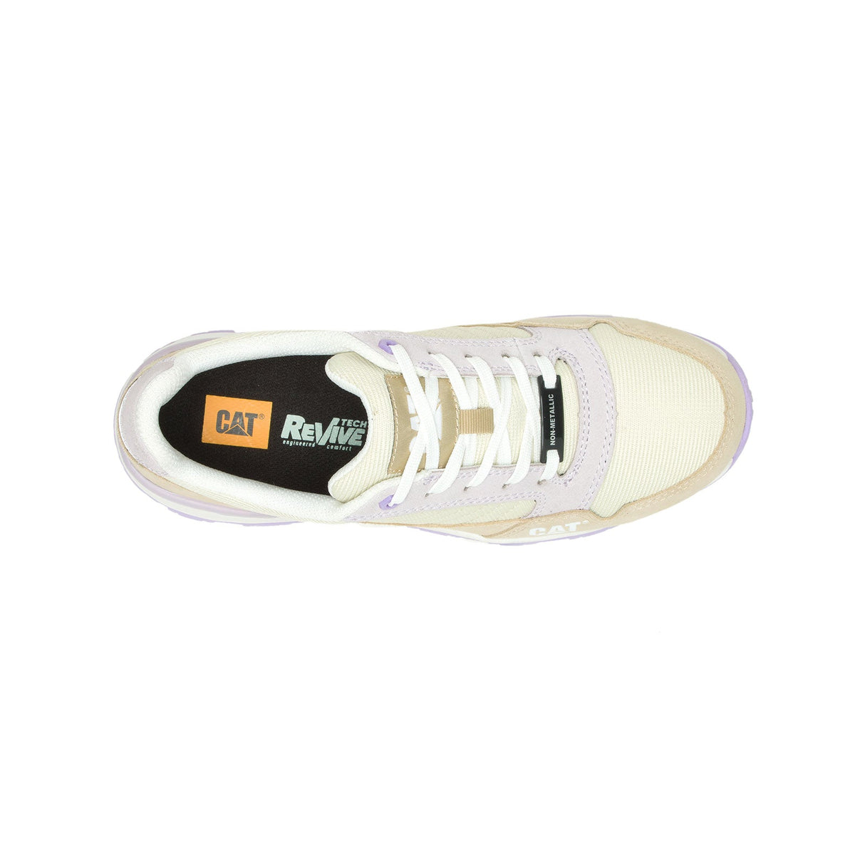 Caterpillar Venward Women’s Composite-Toe Work Shoe Tan/Lilac P91479 Image View