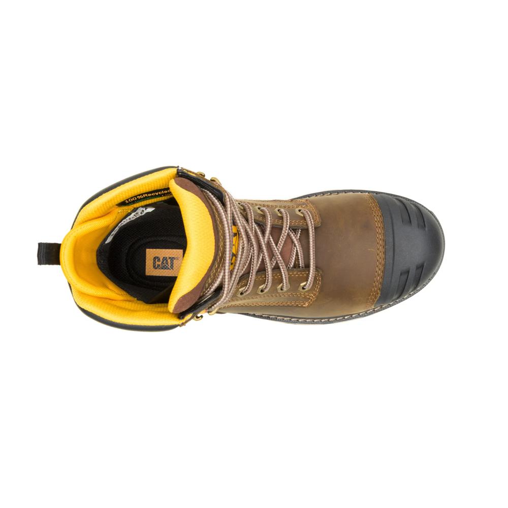 Caterpillar Women's Excavator PowerSpring 6-Inch Composite Toe Boot Pyramid - Top View