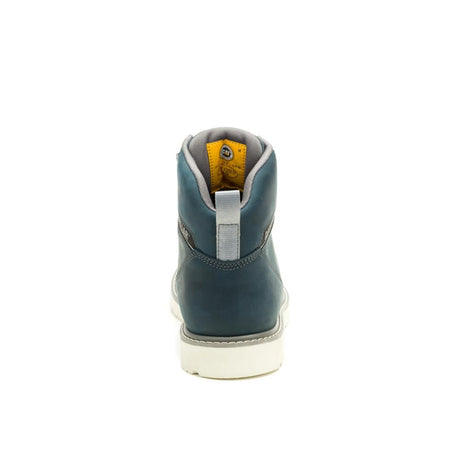 Caterpillar Women's Reclaimer Wedge Soft Toe Boot Navy - Heel View