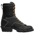 Danner Logger 8" Soft Toe Work Boot Black Profile View
