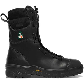 Danner Modern Firefighter 8" Nano Toe Work Boot Black Profile View