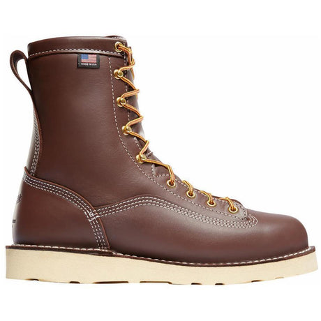 Danner Power Foreman 8" Nano Toe Work Boot Brown Profile View