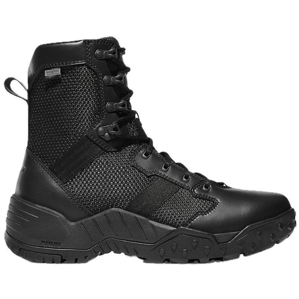 Danner Scorch Side-Zip 8" Waterproof Tactical Boot Black Profile View