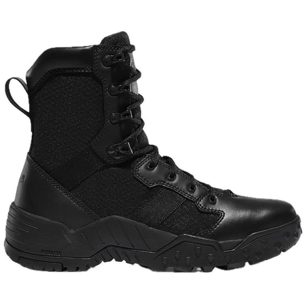 Danner Scorch Side-Zip 8" Tactical Boot Black Profile View