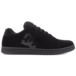 DC Shoes Gaveler Soft Toe Slip‑Resistant Work Shoe – Black Profile View