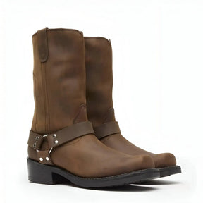 Durango Brown Harness Boot Medial