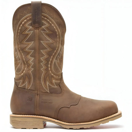Durango Maverick Pro Steel Toe Waterproof Western Work Boot Tan Medial