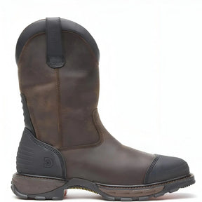 Durango Maverick XP Steel Toe Waterproof Western Work Boot Grizzly Brown Medial