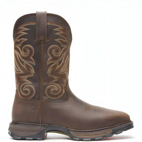 Durango Maverick XP Steel Toe Waterproof Western Work Boot Brown Medial