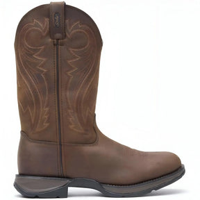 Durango Rebel Chocolate Pull-On Western Boot Medial