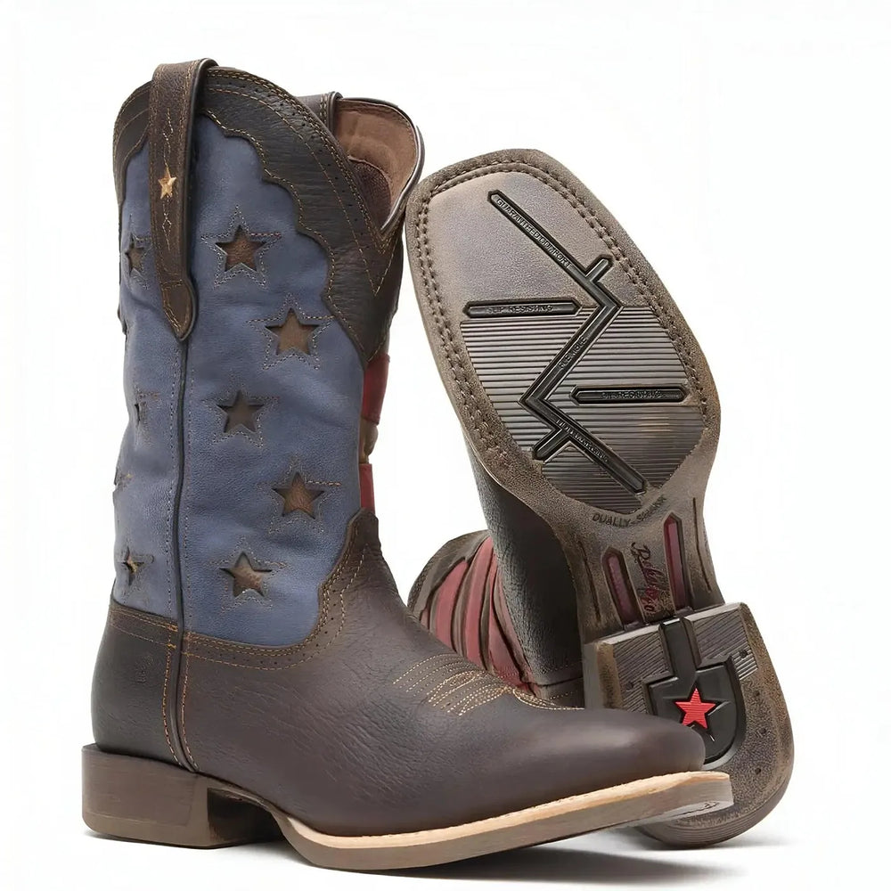 Durango Rebel Pro Vintage Flag Western Boot Side