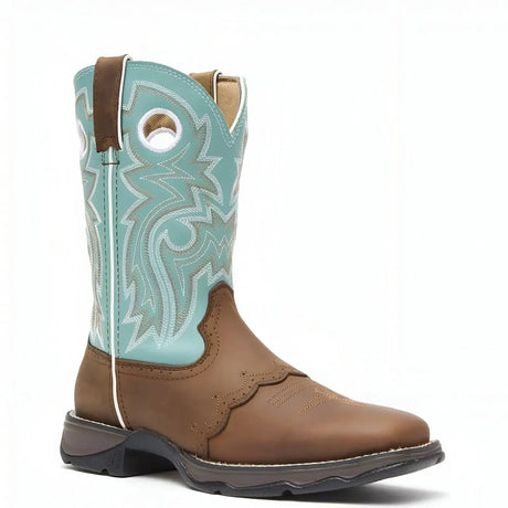Durango Women’s Lady Rebel by Durango Powder n’ Lace Saddle Western Boot Heel