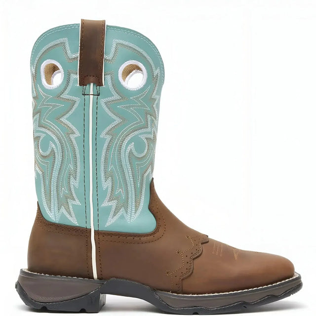 Durango Women’s Lady Rebel by Durango Powder n’ Lace Saddle Western Boot Medial