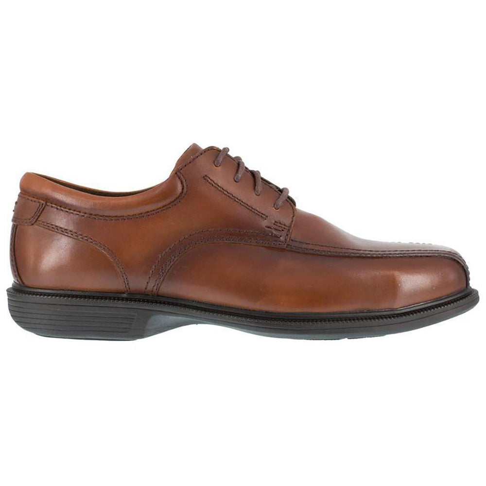 Florsheim Coronis Steel-Toe Dress Oxford Work Shoe Brown Profile View