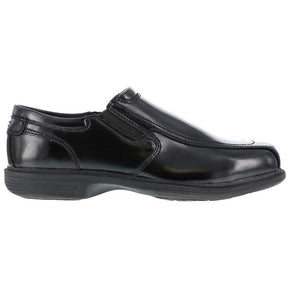 Florsheim Coronis Steel-Toe Slip On Dress Work Shoe Black Profile View