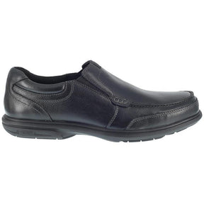 Florsheim Loedin Steel-Toe Slip On Work Shoe Black Profile View