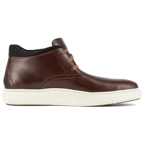 Florsheim Premier Work Steel-Toe Mid Boot Brown Profile View