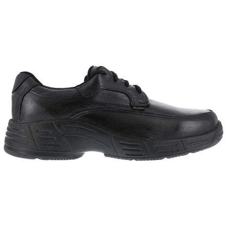 Florsheim Ulysses Soft-Toe Postal Service Shoe Black Profile View