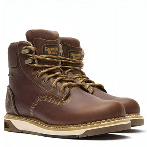 Georgia Boot AMP 6" LT Wedge Waterproof Work Boot Medial