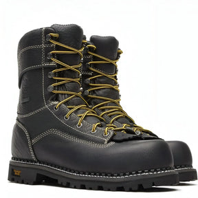 Georgia Boot AMP LT Logger Composite Toe Waterproof Work Boot Black Medial