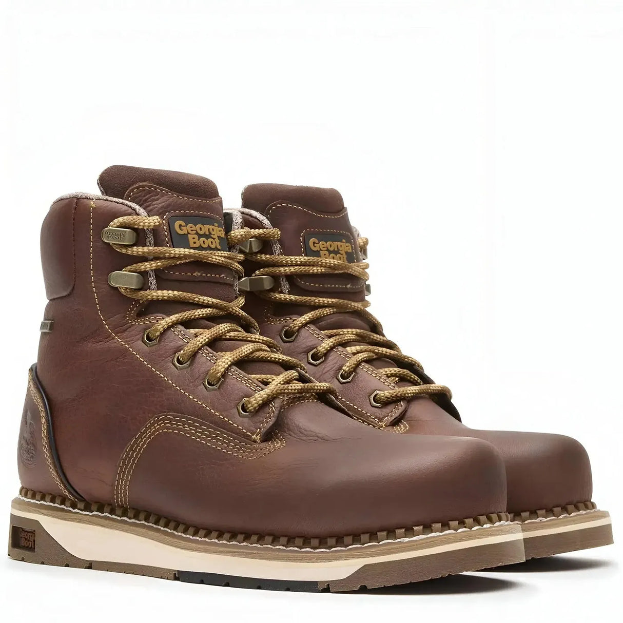 Georgia Boot AMP LT Wedge Steel Toe Waterproof Work Boot Medial