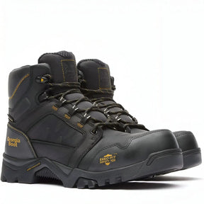 Georgia Boot Amplitude Composite Toe Waterproof Work Boot Black Medial