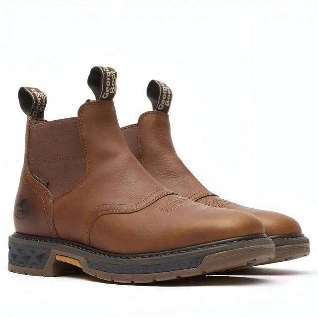 Georgia Boot Carbo-Tec LT Waterproof Chelsea Work Boot Medial