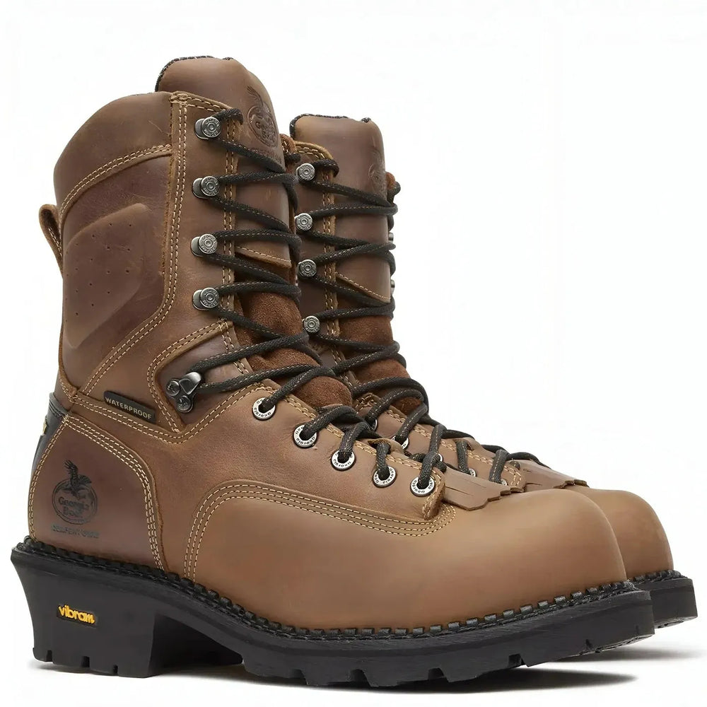 Georgia Boot Comfort Core Logger Composite Toe Waterproof Work Boot Medial