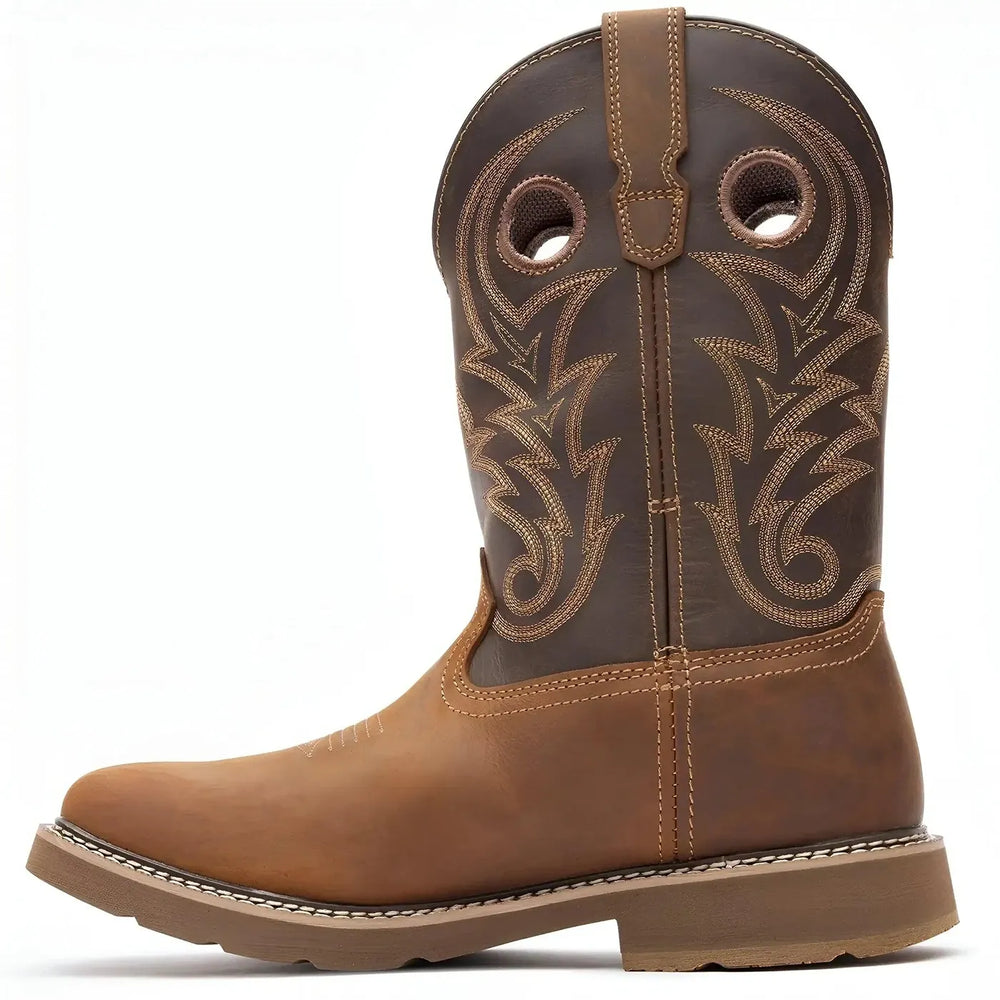 Georgia Boot Core 37 Western 11" Waterproof Pull-On Work Boot Side