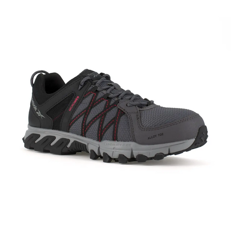 Trailgrip Work Athletic Alloy Toe Shoe Grey and Black
