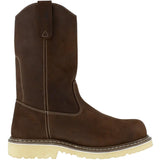Iron Age Solidifier Composite-Toe 11 Inch Pull-On Work Boot Brown Profile View