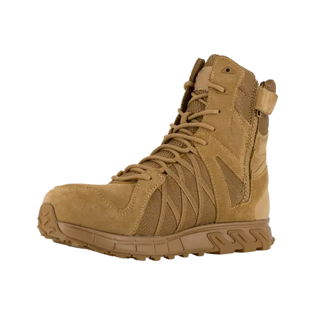 Trailgrip 8 Inch Composite-Toe Tactical Military Work Boot Coyote