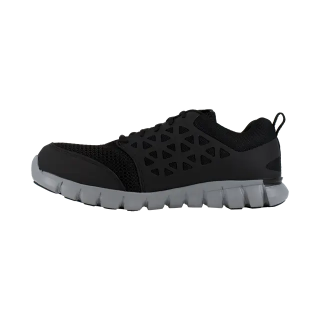 Sublite Cushion Alloy-Toe Athletic Work Shoe Black