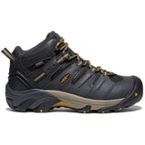 Keen Lansing Steel-Toe Work Boot Waterproof Raven/Tawny Olive Keen Profile View