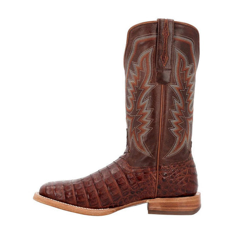 PRCA Collection Caiman Belly Western Boot DDB0471 Toe View