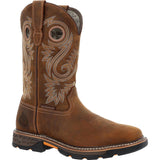 Georgia Boot Carbo-Tec FLX Alloy Toe Waterproof Pull-on Boot Crazy Horse GB00622 Side Image