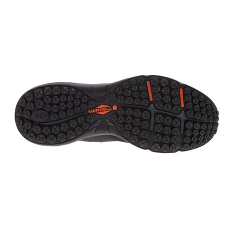 1Six8 Mesh Ac+ Pro Men's Slip Resistant Shoes Black-Men's Slip Resistant Shoes-Merrell-Steel Toes