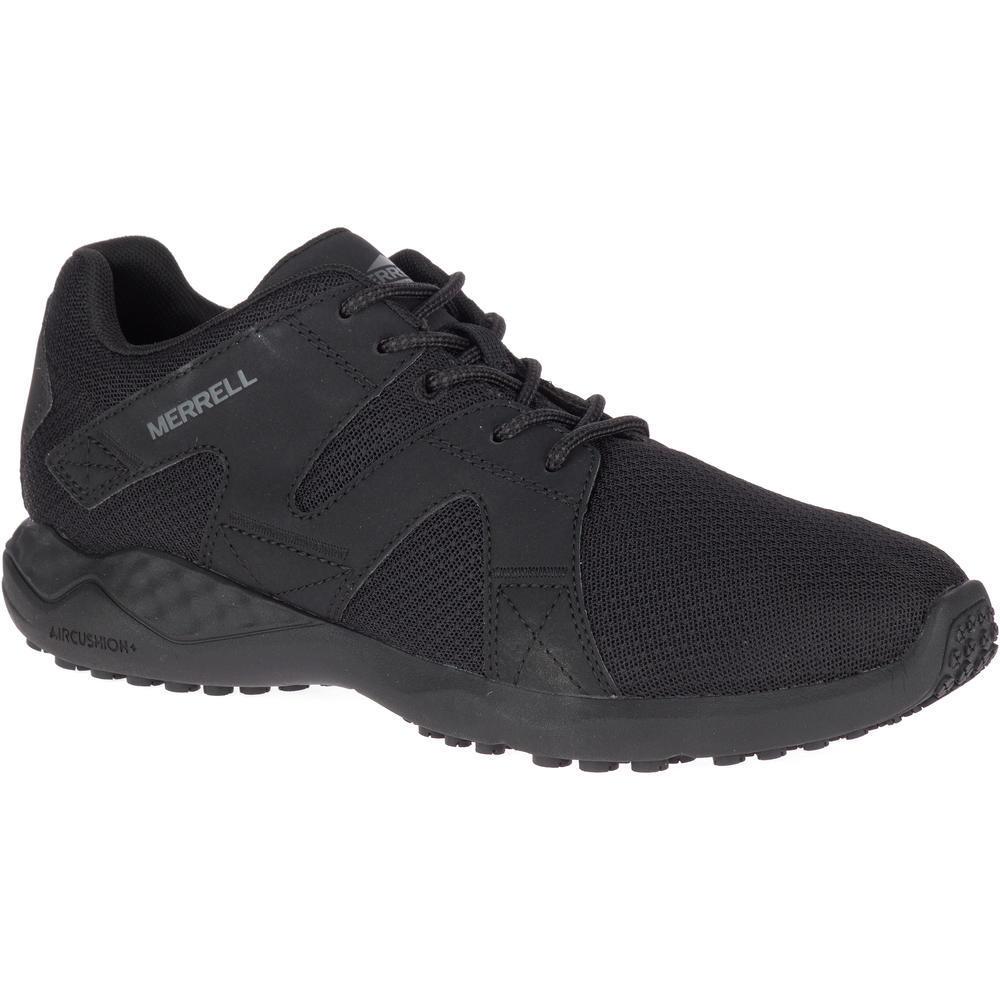 1Six8 Mesh Ac+ Pro Men's Slip Resistant Shoes Black-Men's Slip Resistant Shoes-Merrell-Steel Toes