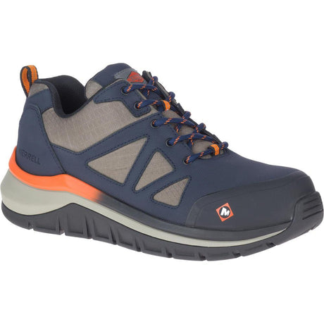 Fullbench Speed Men's Carbon-Fiber Work Shoes Navy-Men's Work Shoes-Merrell-Steel Toes