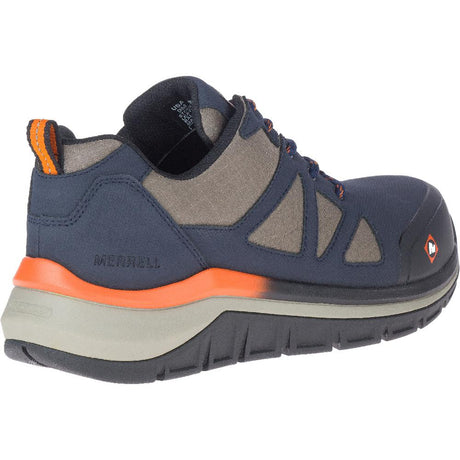 Fullbench Speed Men's Carbon-Fiber Work Shoes Navy-Men's Work Shoes-Merrell-Steel Toes