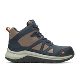 Fullbench Speed Mid Men's Carbon-Fiber Work Boots Navy-Men's Work Boots-Merrell-3.5-M-NAVY-Steel Toes