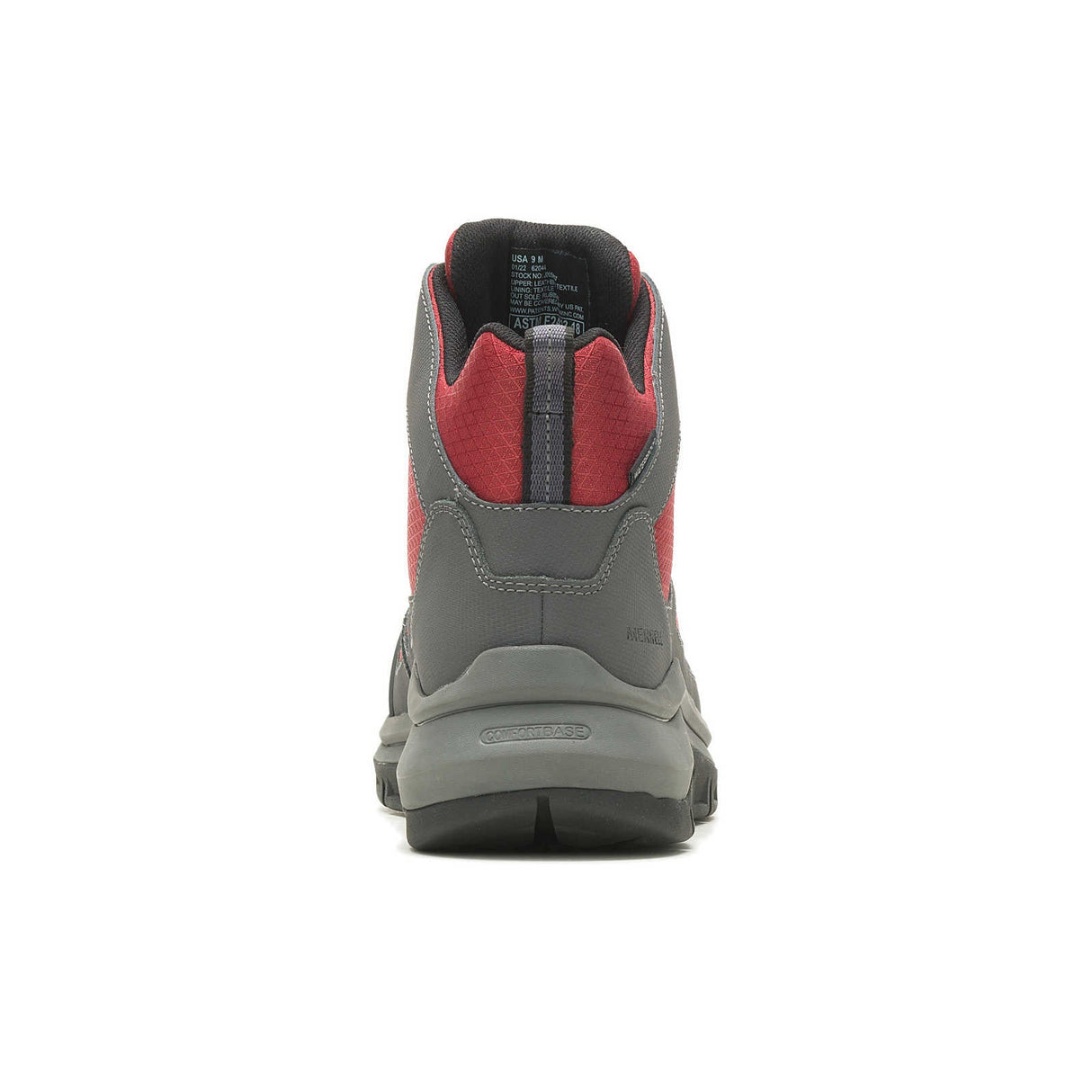 Fullbench Speed Mid Men's Carbon-Fiber Work Boots Wp Asphalt/Dahlia-Men's Work Boots-Merrell-Steel Toes