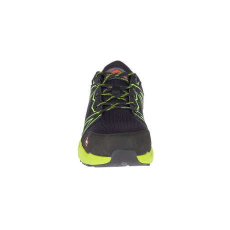 Fullbench Superlite Men's Alloy-Toe Work Shoes Black/Lime-Men's Work Shoes-Merrell-Steel Toes