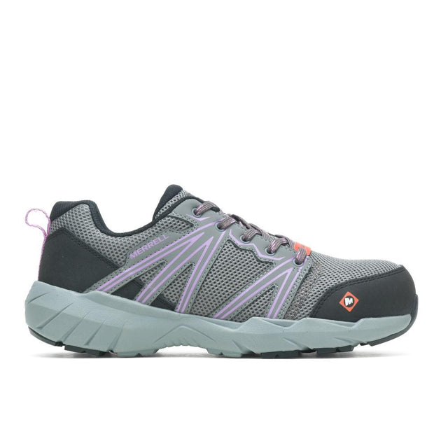 Fullbench Superlite WoMen's Alloy-Toe Work Shoes Charcoal-Women's Work Shoes-Merrell-5-M-CHARCOAL-Steel Toes