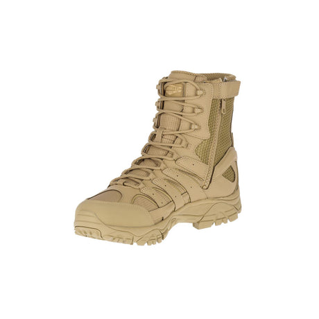 Moab 2 8" Men's Tactical Work Boots Tactical Coyote-Men's Tactical Work Boots-Merrell-Steel Toes