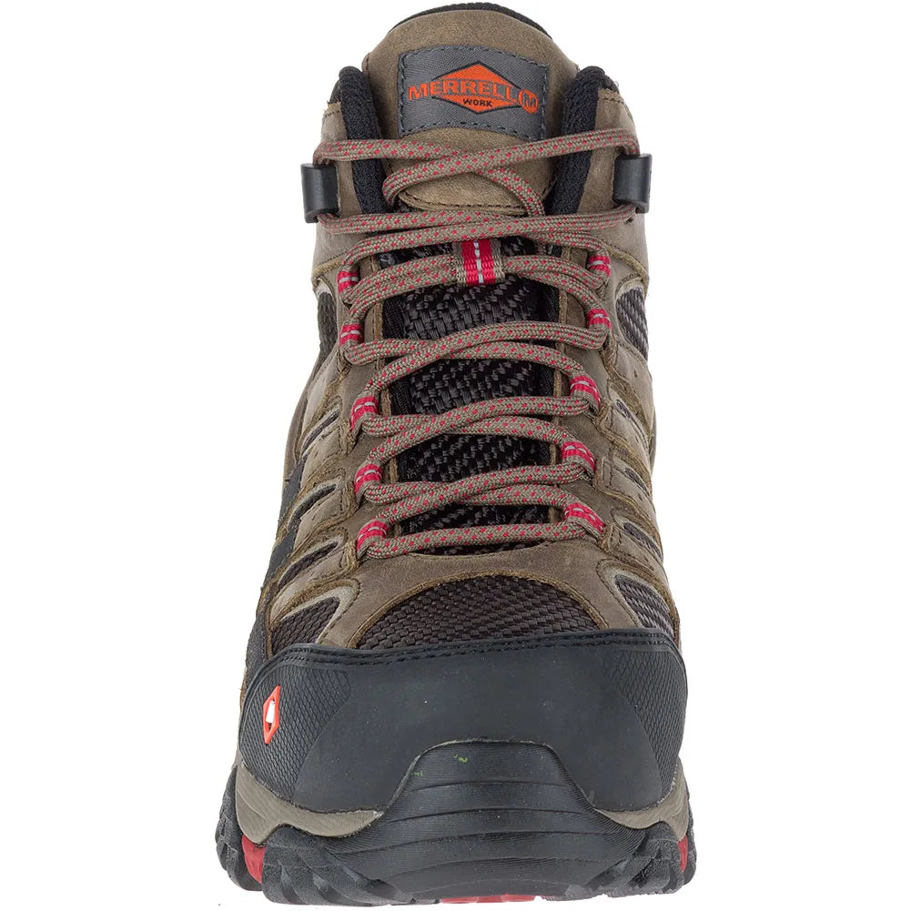 Moab 2 Vent Mid WoMen's Work Shoes Wp Boulder-Women's Work Shoes-Merrell-Steel Toes