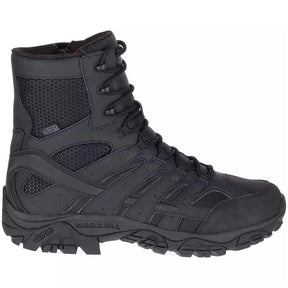 Merrell Moab 2 Women's Tactical Work Boots Wp 8" Tactical Black Profile View