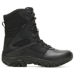 Merrell Moab 3 Response 8" Men's Tactical Work Boots Tactical Black Profile View